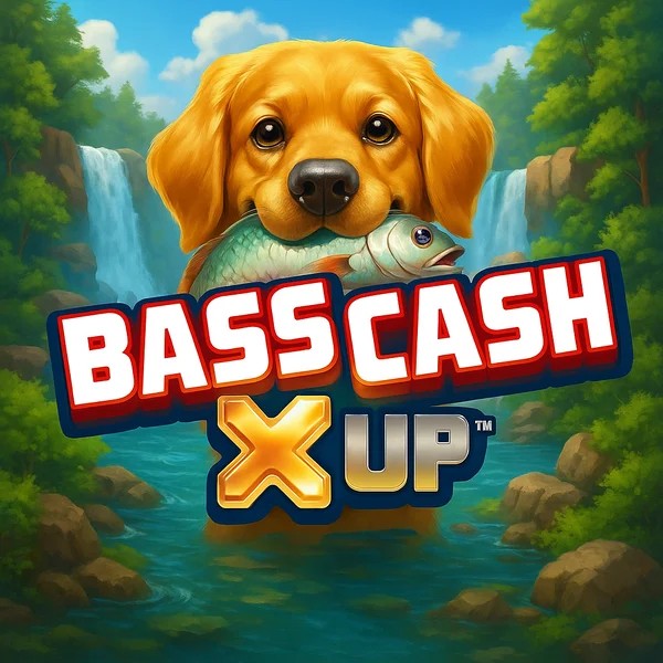 Bass Cash X UP logo by Alchemy Gaming at VeloBet CasinoBass Cash X UP