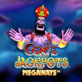 Logo of Genie Jackpots Megaways from Blueprint Gaming at VeloBet Casino