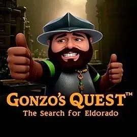 Gonzo's Quest slot logo by NetEnt at VeloBet CasinoGonzo's Quest