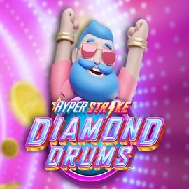 Logo of Hyper Strike Diamond Drums from Gameburger Studios at VeloBet Casino