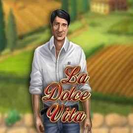La Dolce Vita slot logo by Gamomat at VeloBet CasinoLa Dolce Vita