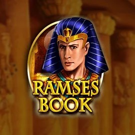 Logo of Ramses Book Deluxe from Gamomat at VeloBet Casino