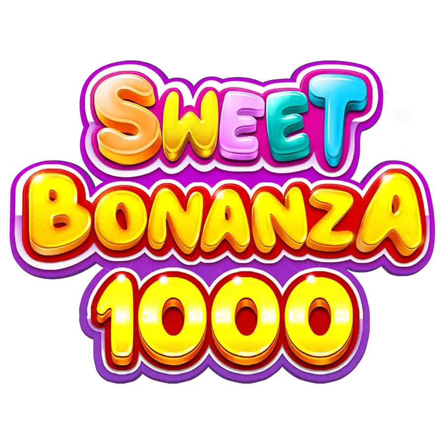 Sweet Bonanza 1000 slot logo by Pragmatic Play at VeloBet CasinoSweet Bonanza 1000