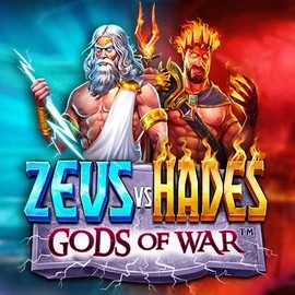 Zeus vs Hades: Gods of War online game logo by Pragmatic Play on casinovelobet.com
